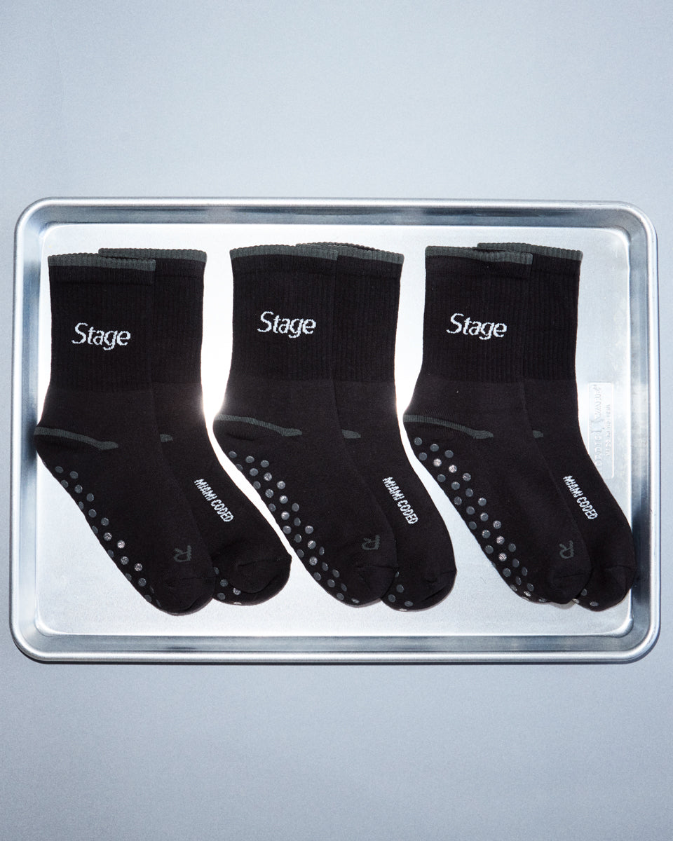 Daily Socks 3 Pack - Warm Black